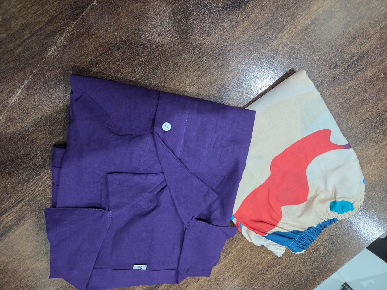 Priya's Purple Top with Printed stylish pants